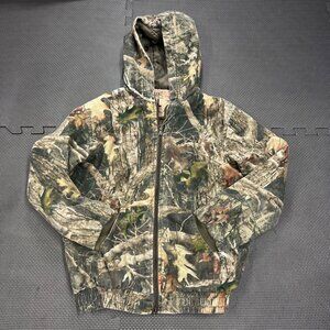 Redhead Silent-Hide Youth L Camo Hooded Jacket Full Zip Made In Vietnam
